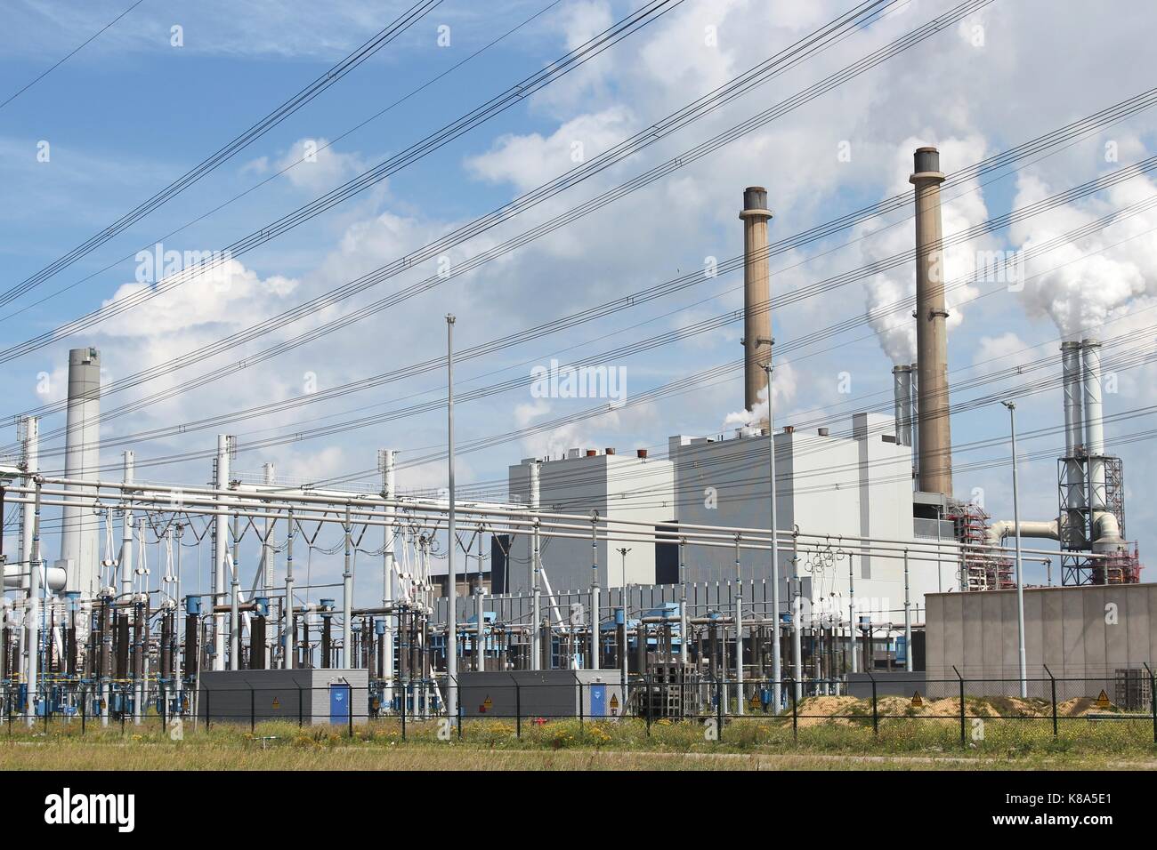 coal-fired power plant Stock Photo