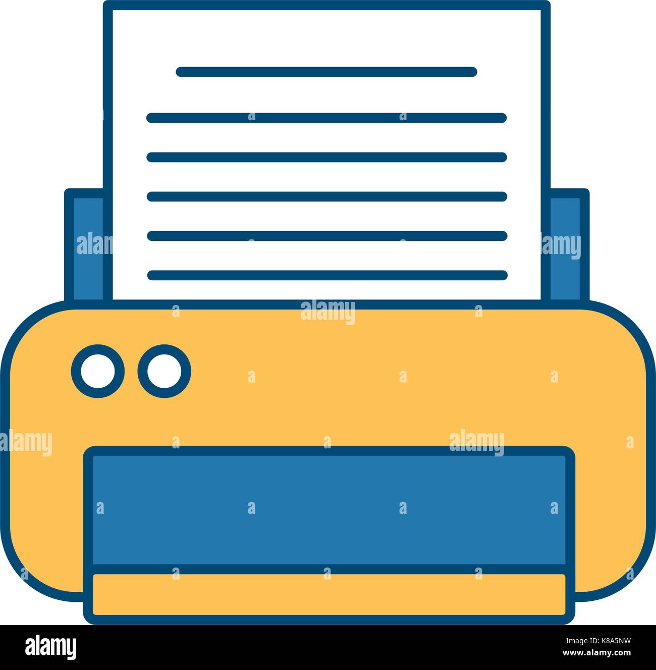 Printer electronic device Stock Vector Image & Art - Alamy