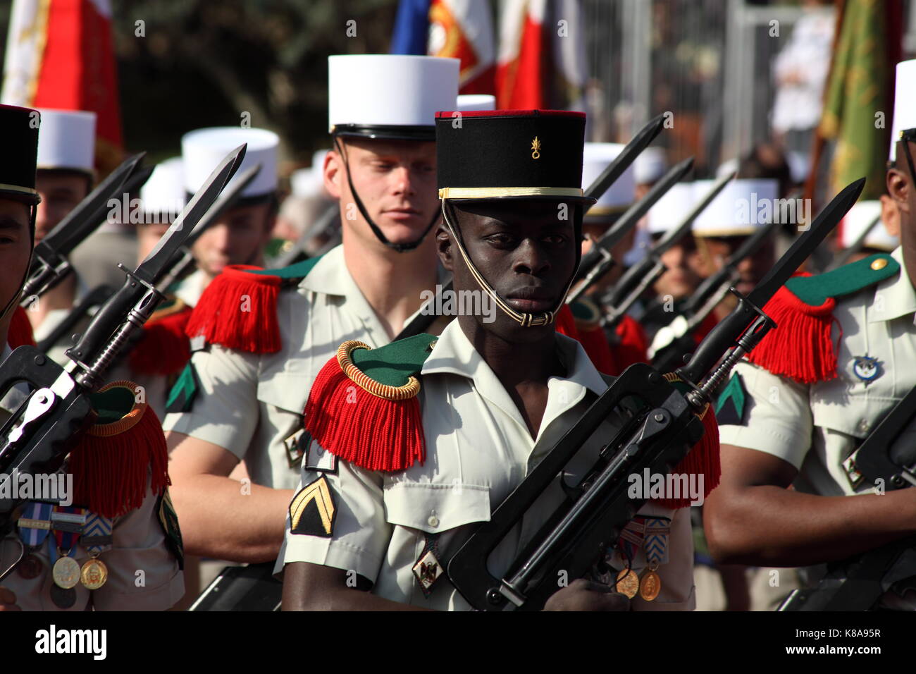 French foreign legion parade during hi-res stock photography and images ...