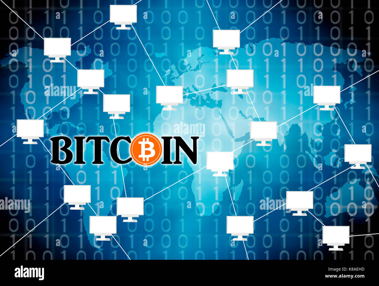 Blockchain cryptocurrency mining symbol chain hi-res stock photography ...