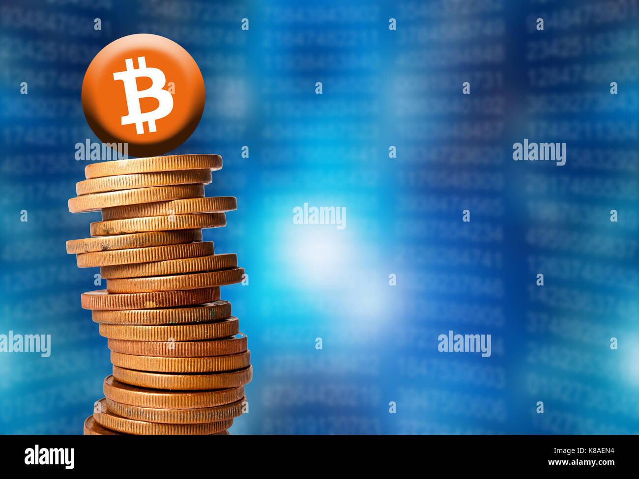 Bit Coin Stack Bit icon hi-res stock photography and images - Alamy