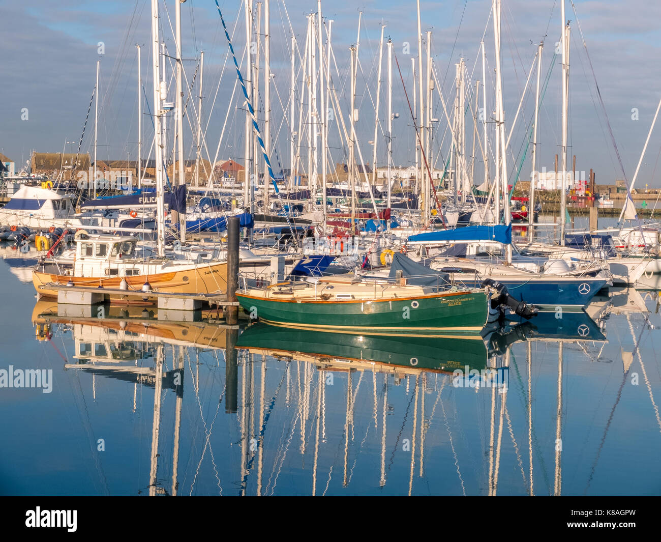 Howth Harbour - Ireland Stock Photo