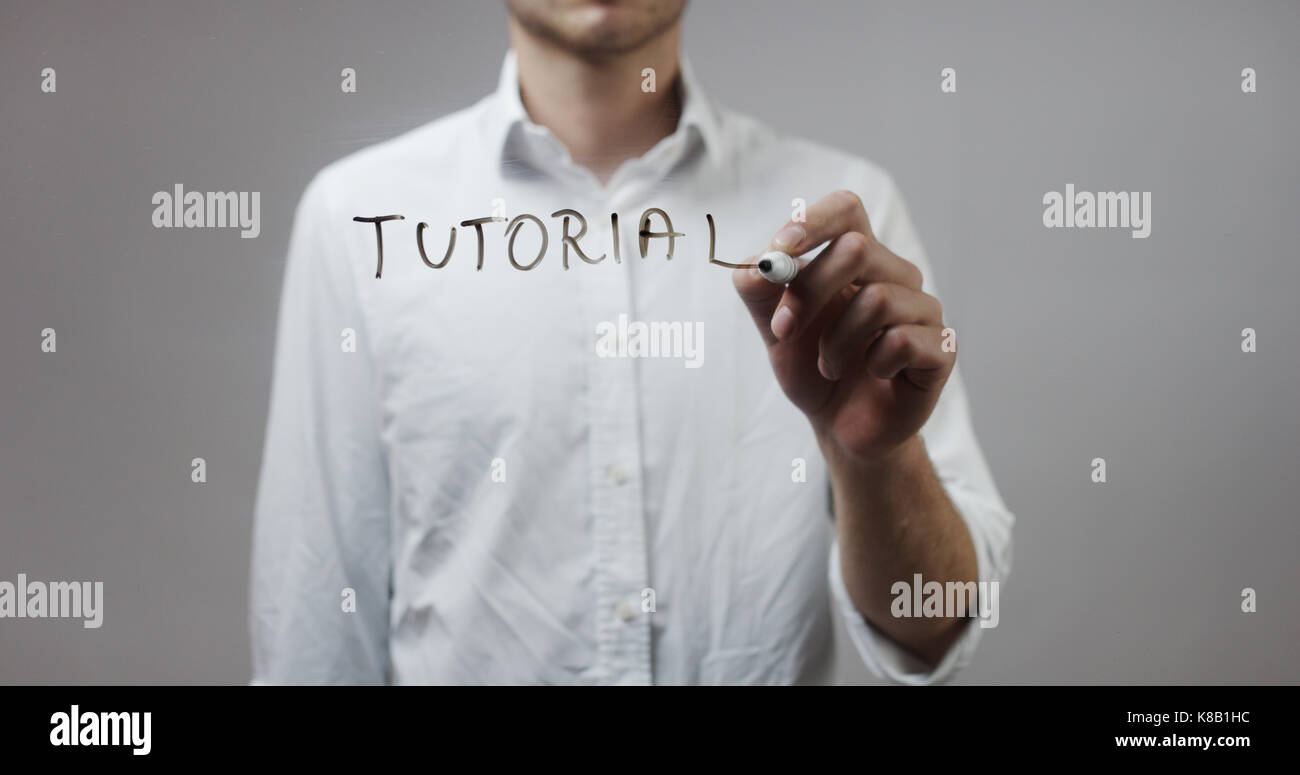 Tutorial Man Sketch tutorial hi-res stock photography and images - Alamy