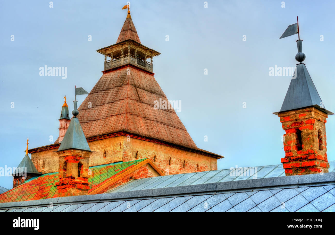 Rostov Kremlin, the Golden Ring of Russia Stock Photo