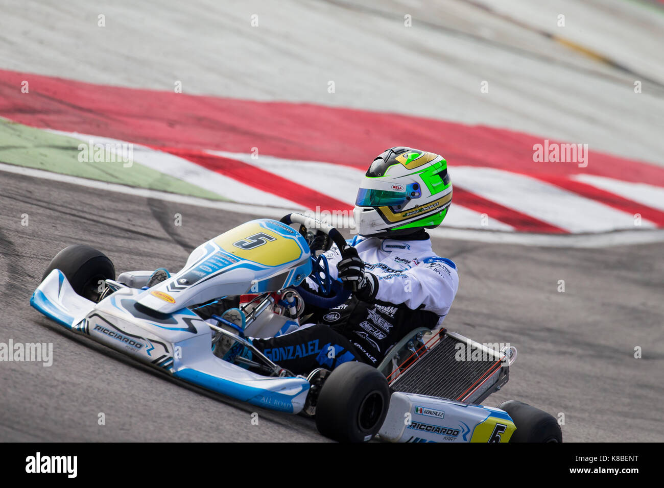 Adria, Rovigo (Italy) - October 2, 2016: Ricciardo Kart Racing Team, driven  by Gonzalez Javier during the race in the Wsk Final Cup in Adria Karting  Stock Photo - Alamy