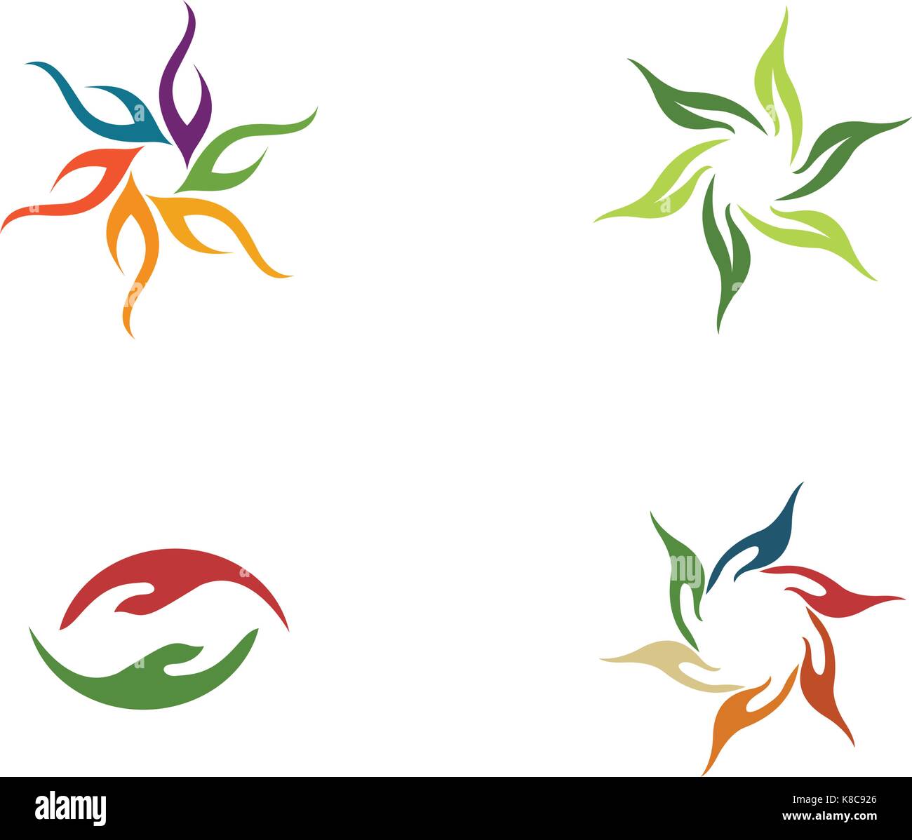 Hand Care Logo Template vector icon Business Stock Vector Image & Art ...