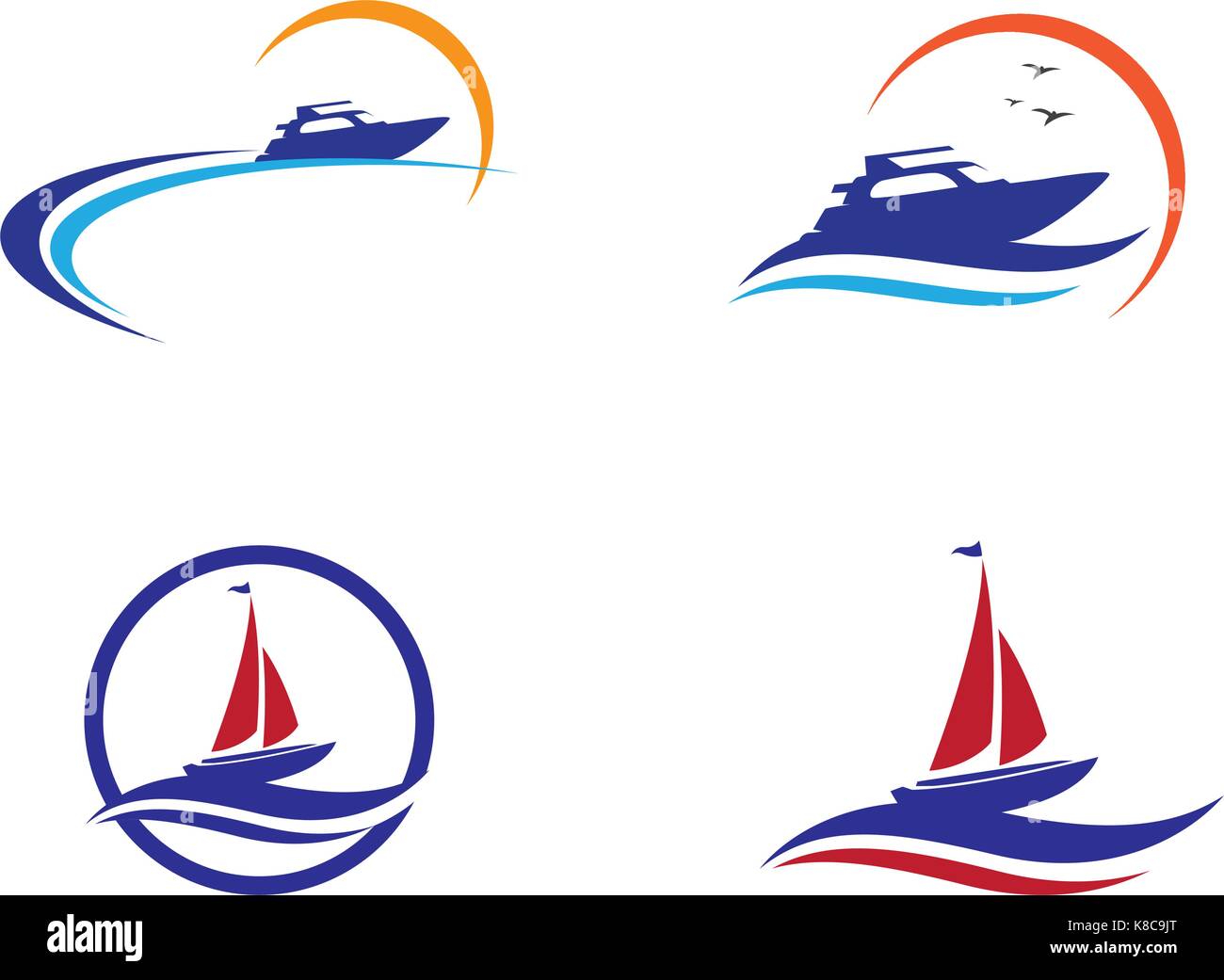 cruise ship Logo Template vector icon design Stock Vector Image & Art ...