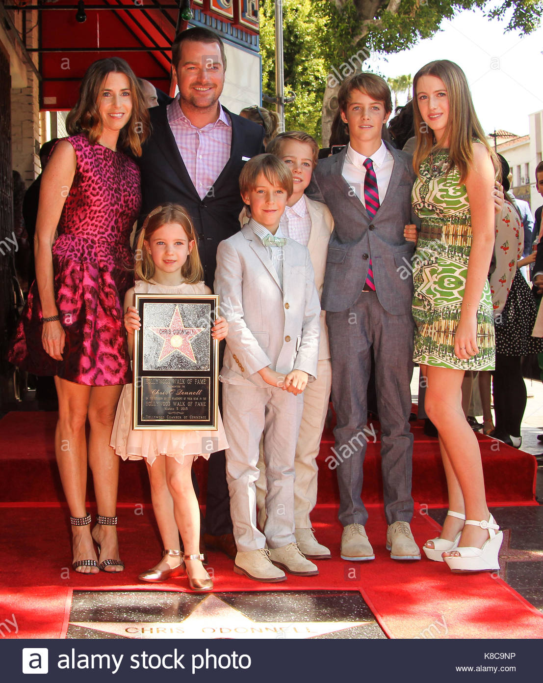 Chris O Donnell Maeve Frances O Donnell Caroline Fentress, Maeve O'Donnell, actor Chris O'Donnell, Finley Stock