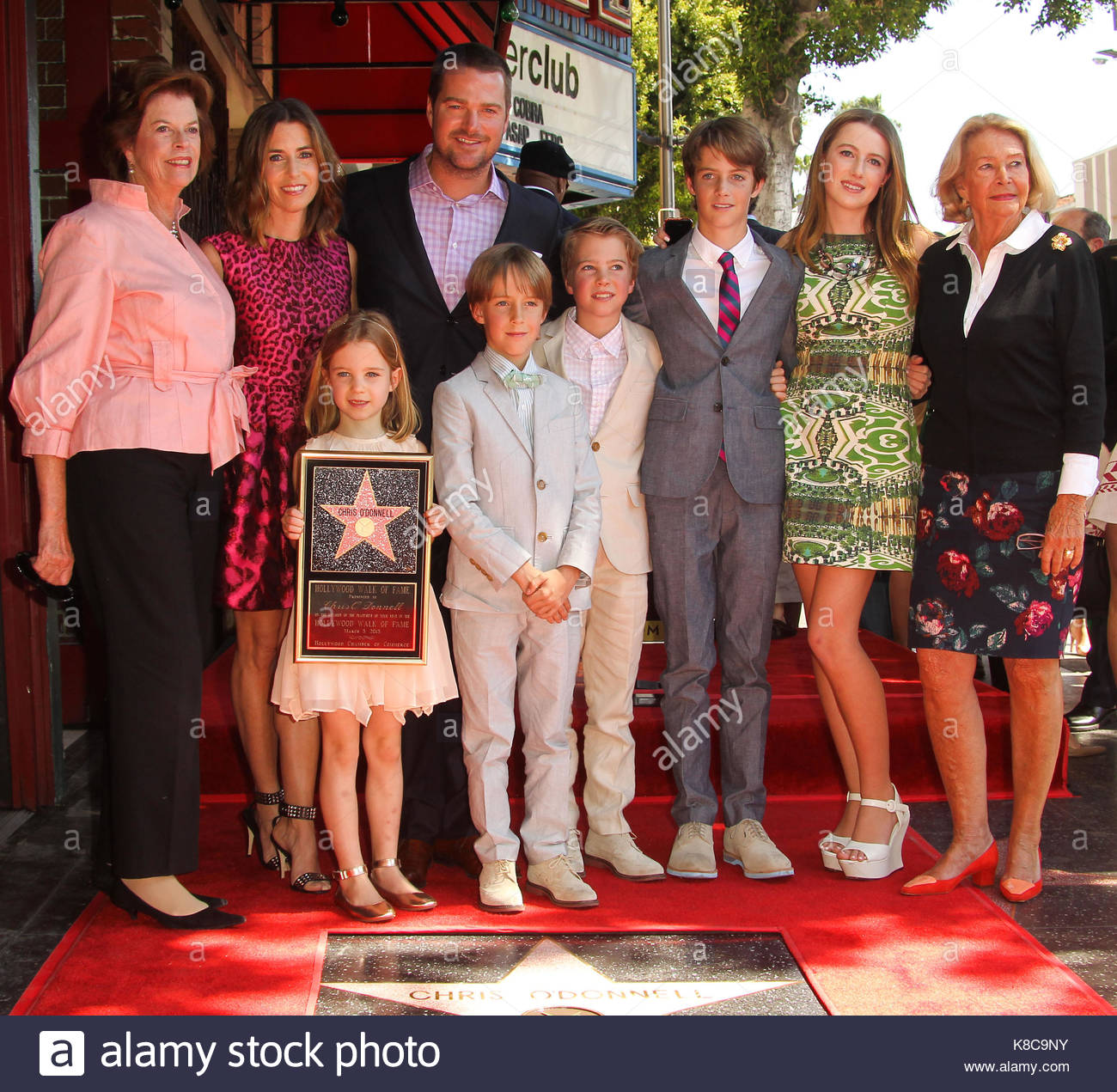 Caroline Fentress, Maeve O'Donnell, actor Chris O'Donnell, Finley Stock ...