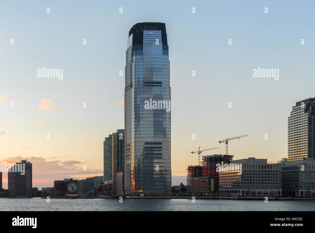 Goldman Sachs Tower in Jersey City in New Jersey, USA Stock Photo