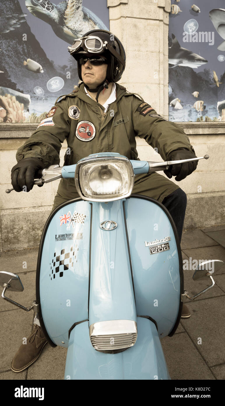 Mod on scooter hi-res stock photography and images - Alamy