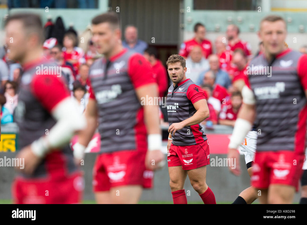 Scarlets rugby player Leigh Halfpenny Stock Photo