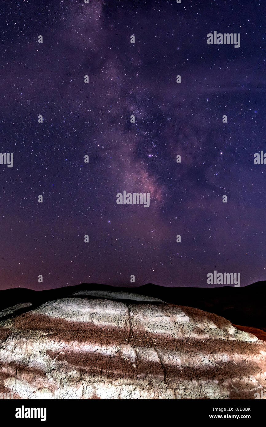 Milky Way on night starry sky Stock Photo - Alamy