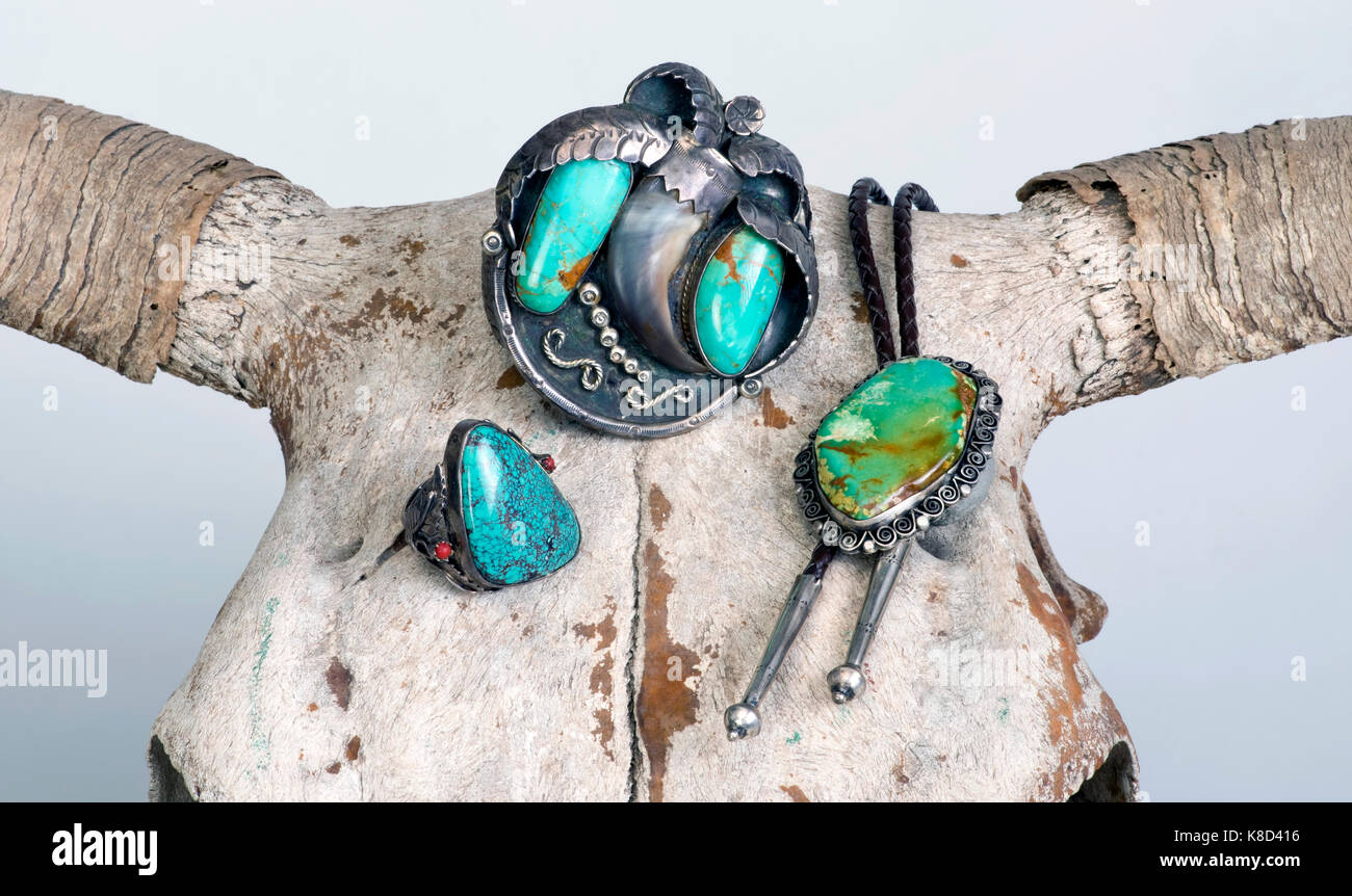 The Best Vintage Native American Navajo Turquoise Sterling Silver Cow Skull Bracelet The Best Vintage Native American Navajo Turquoise Sterling Silver Cow Skull Bracelet