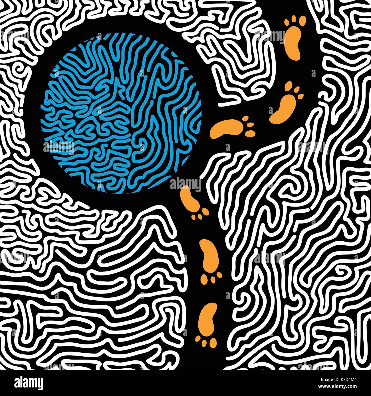 Aboriginal art vector painting Stock Vector Image & Art - Alamy