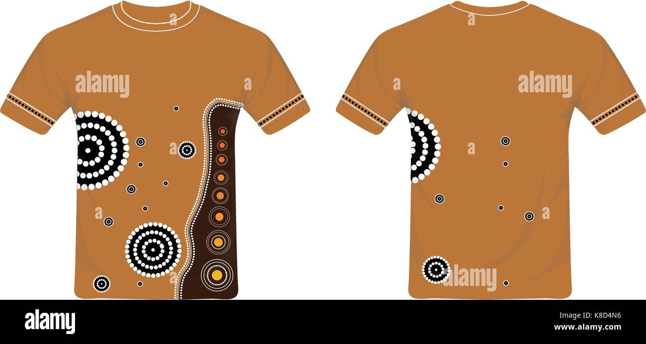 Aboriginal Art T-Shirt Design Vector Stock Vector Image & Art - Alamy