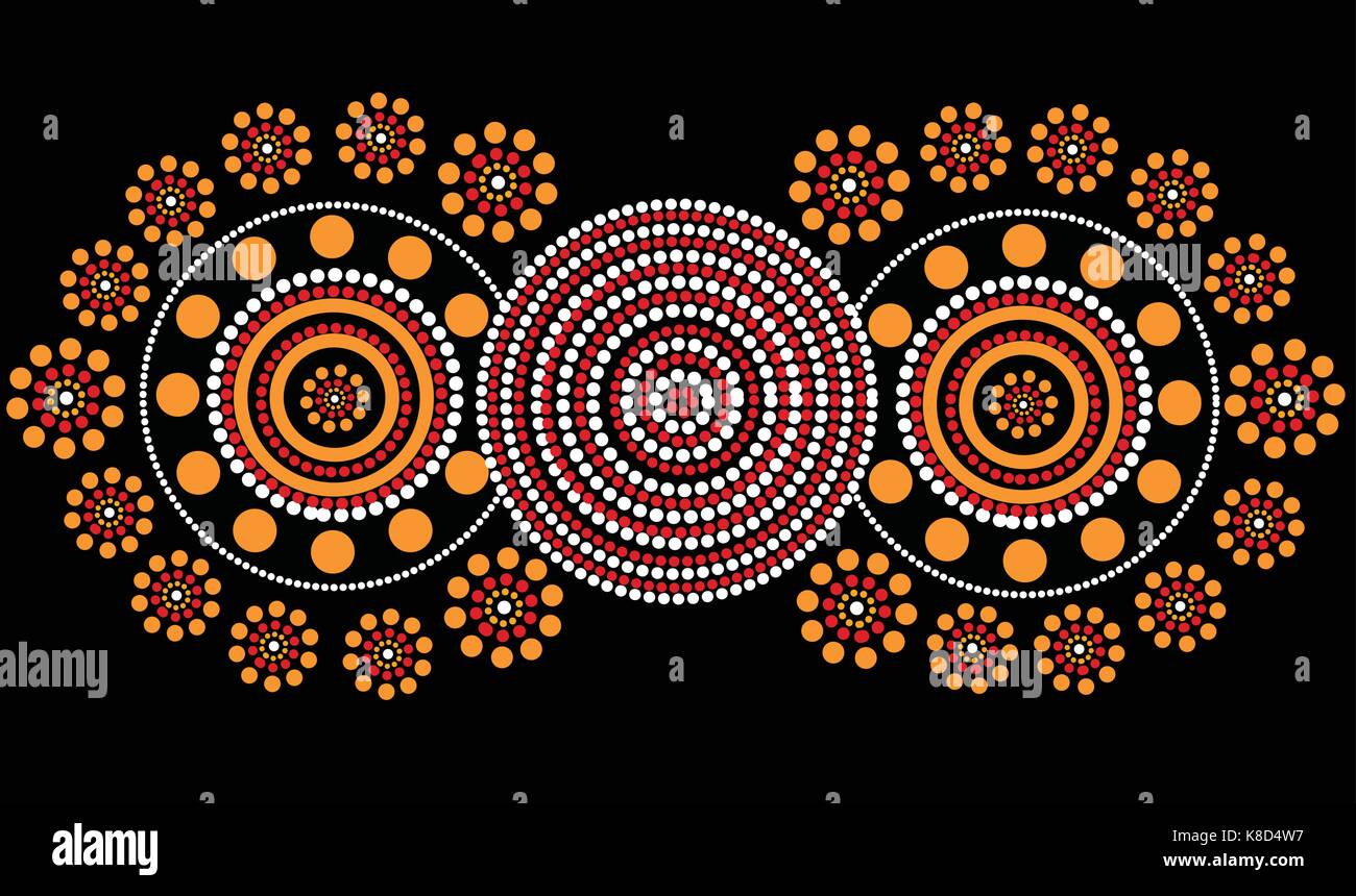 Dotted Aboriginal Art Pattern Download Graphics Vecto - vrogue.co