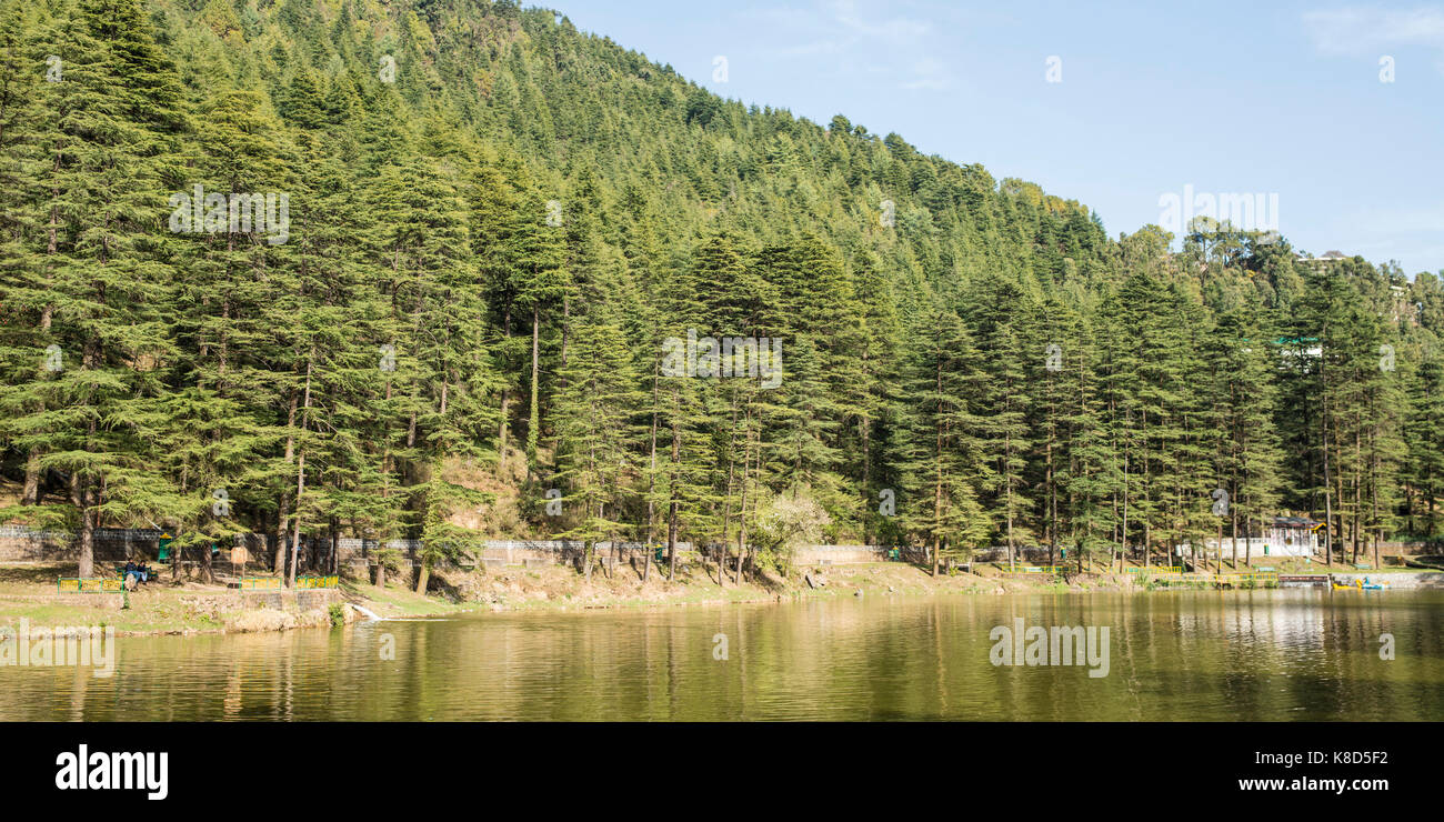 Dal Lake, Dharamshala Stock Photo