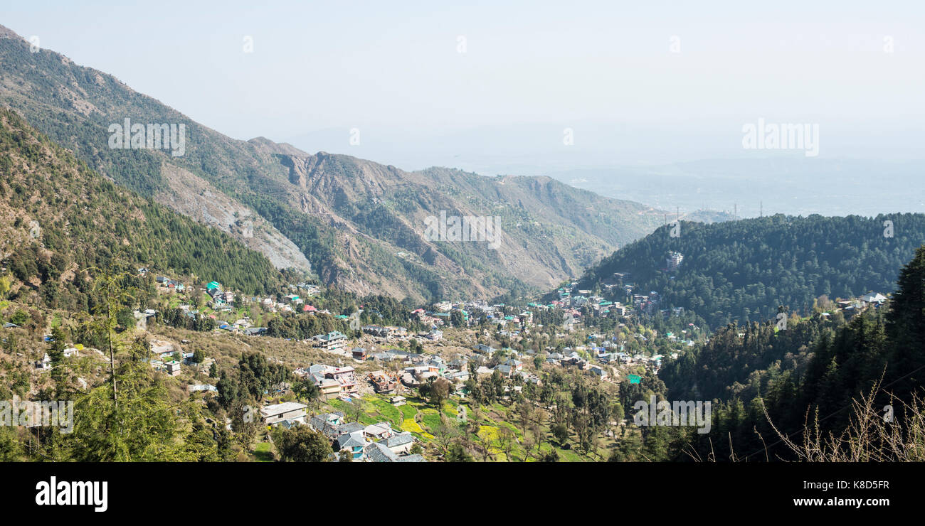 Triund hill track, Dharamshala, India Stock Photo