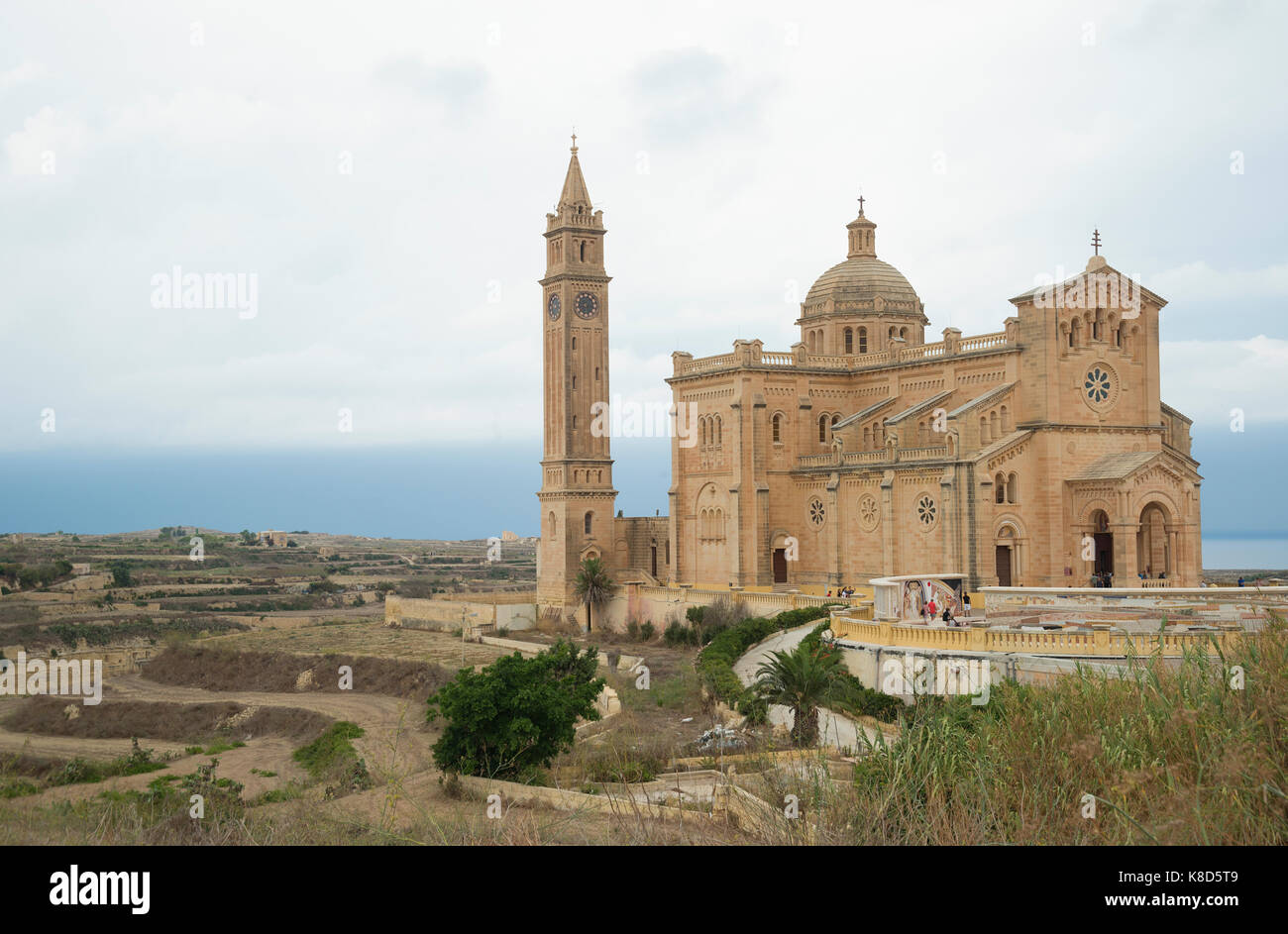 Xaghra Parish Church Gozo Stock Photo