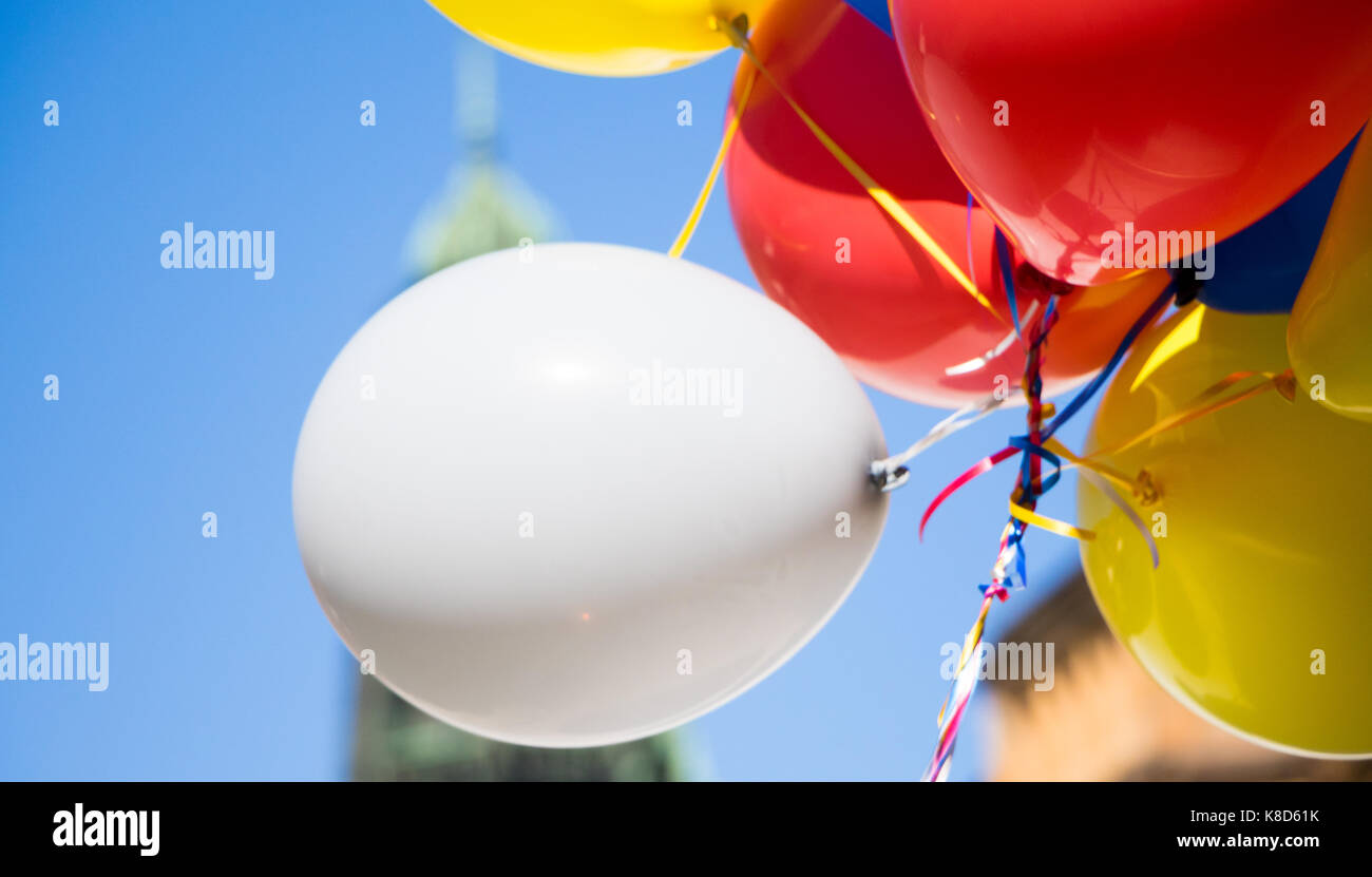 Celebrate balloons hi-res stock photography and images - Alamy