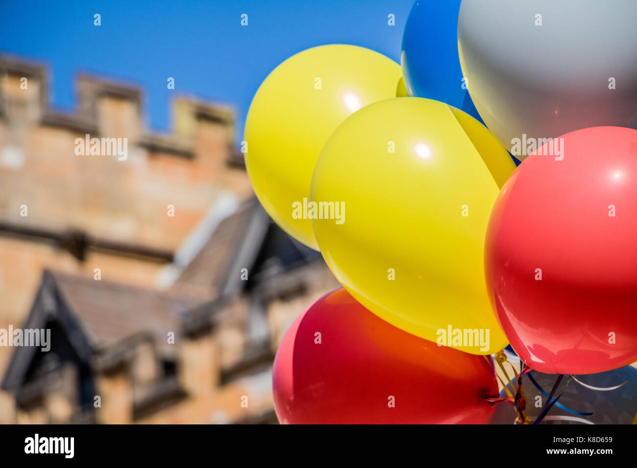 Celebrate balloons hi-res stock photography and images - Alamy