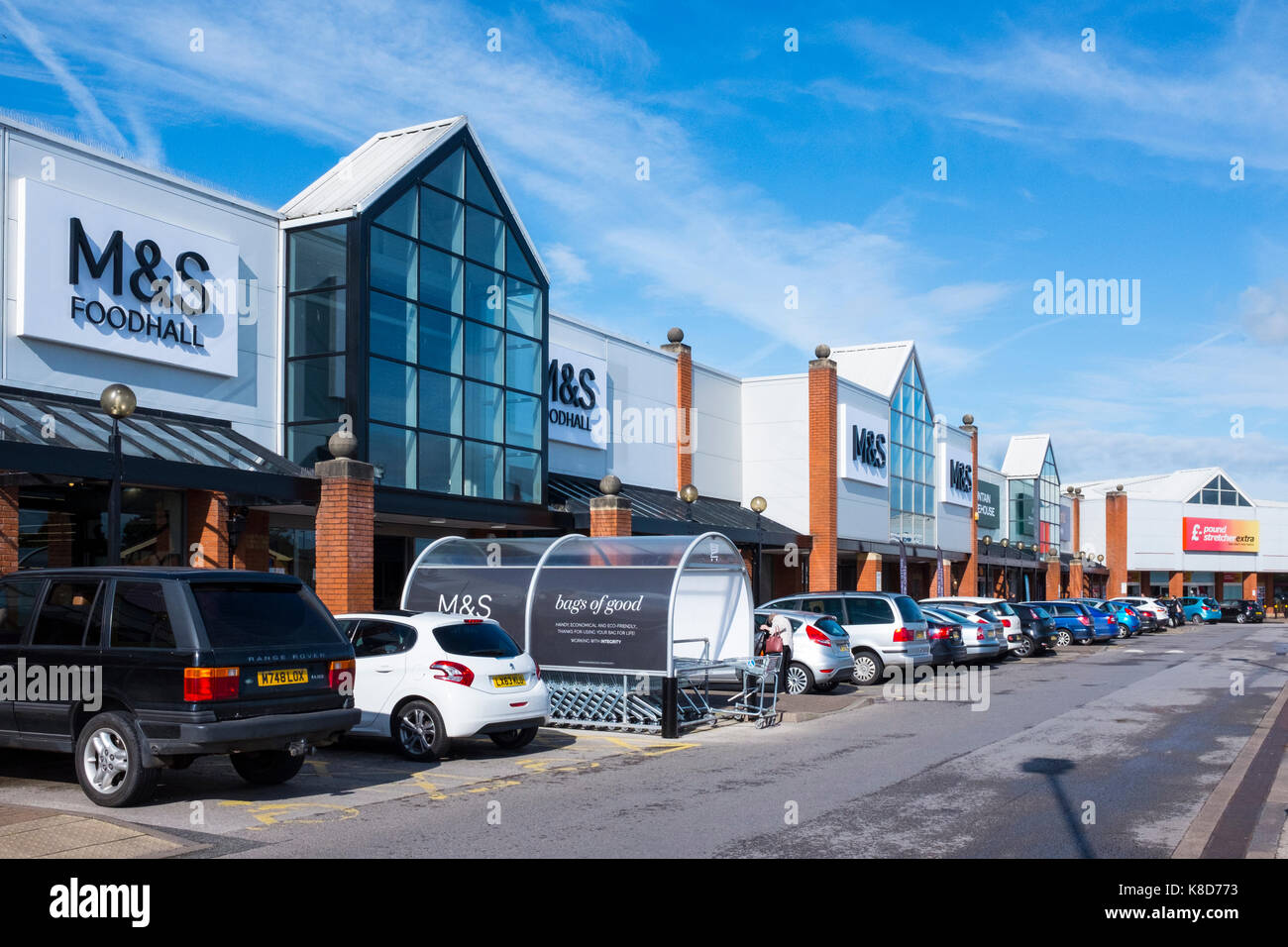 The Re Located Marks Spencer Store In Crewe Cheshire Uk Stock Photo Alamy