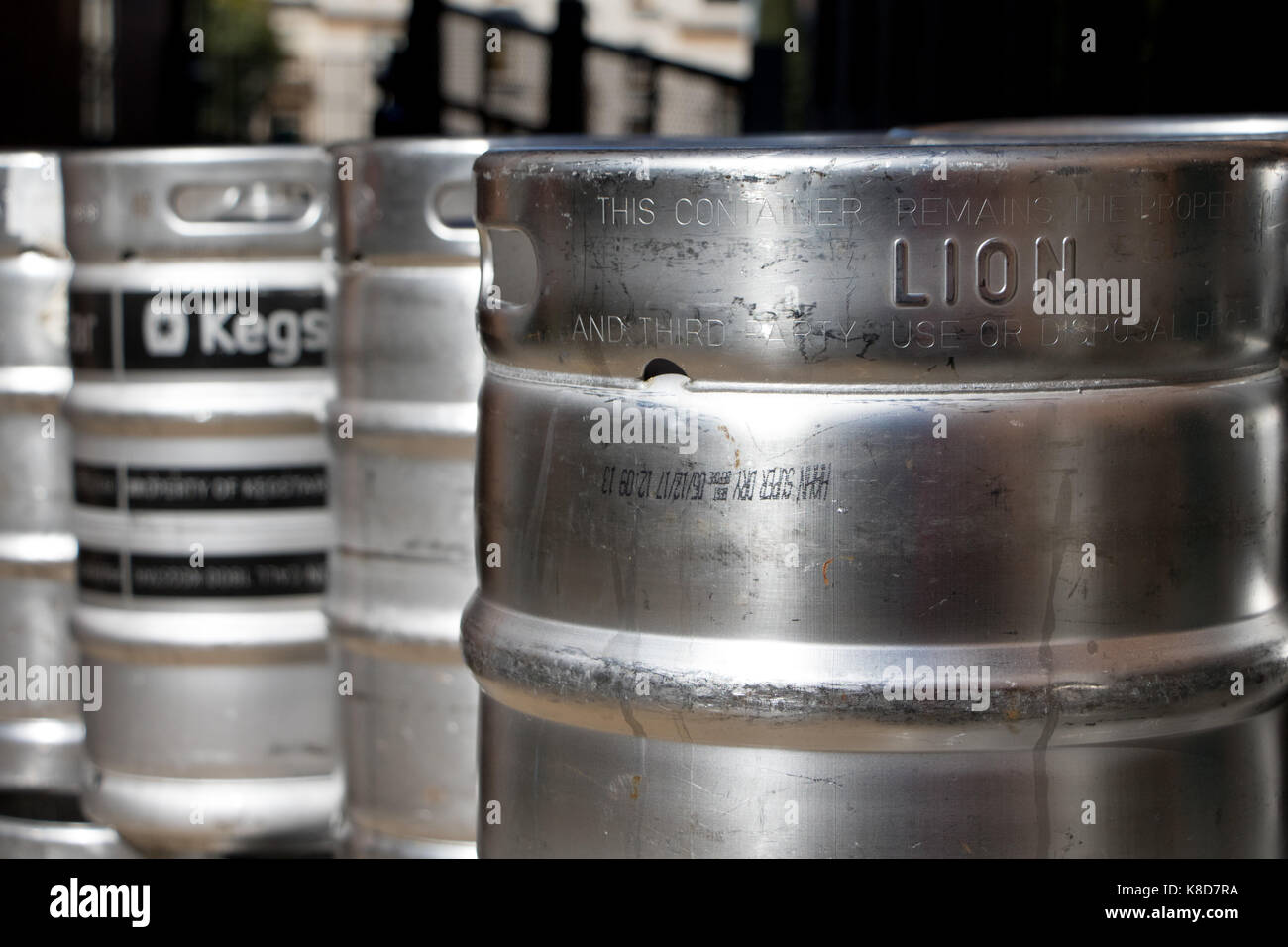 Beer barrels Stock Photo Alamy