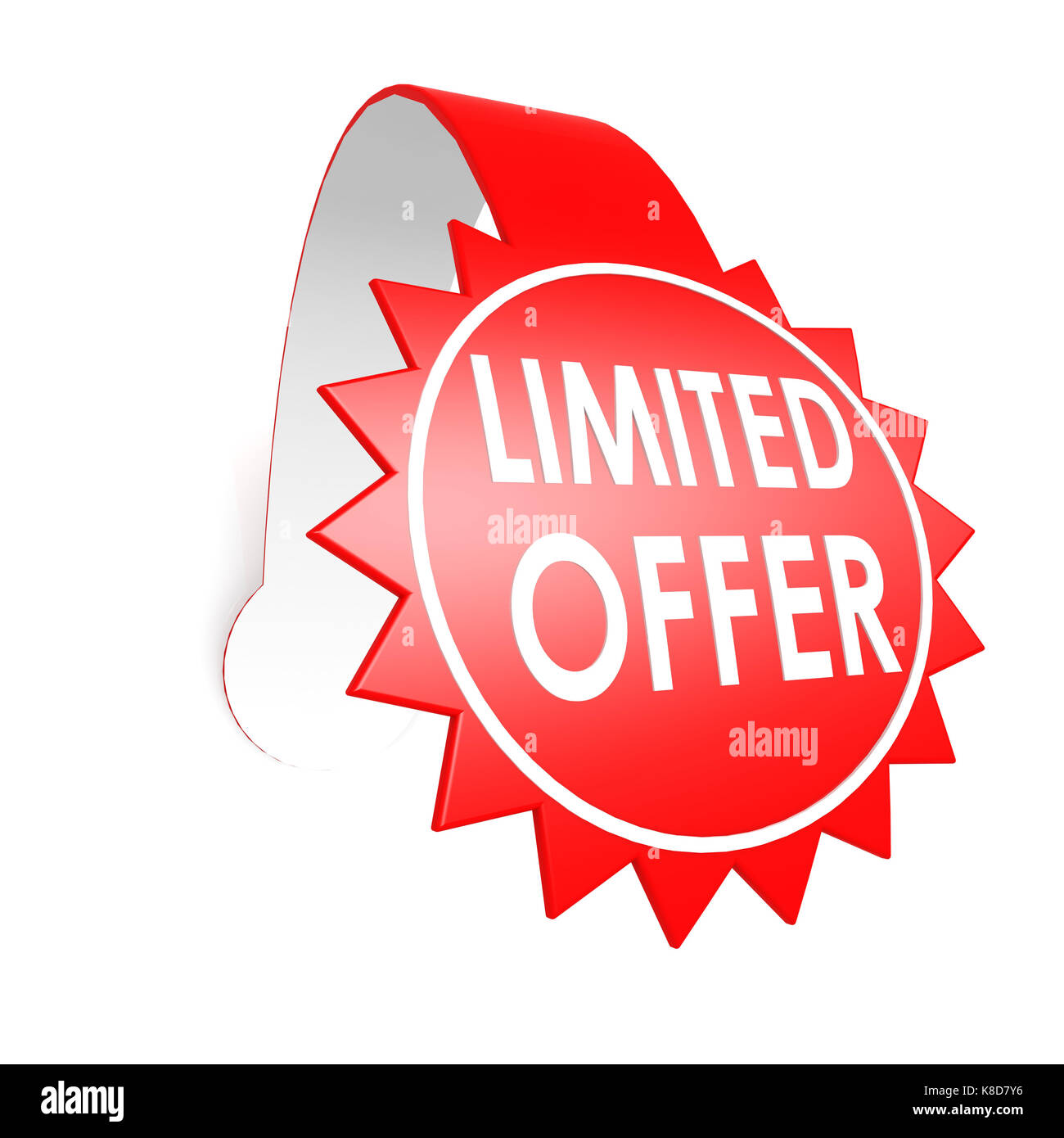 Special offer for limited time sticker Stock Photo - Alamy