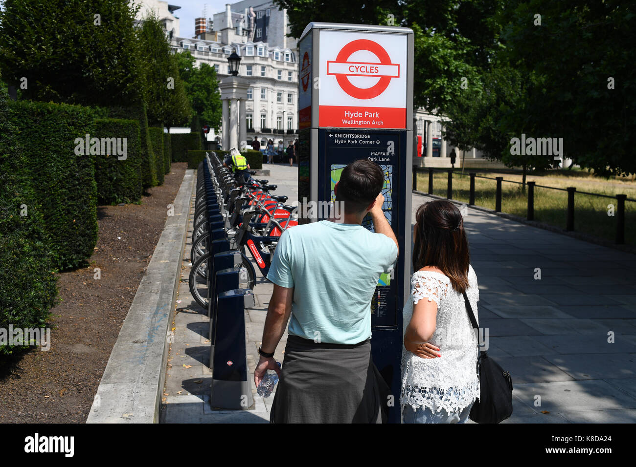 santander bike hyde park