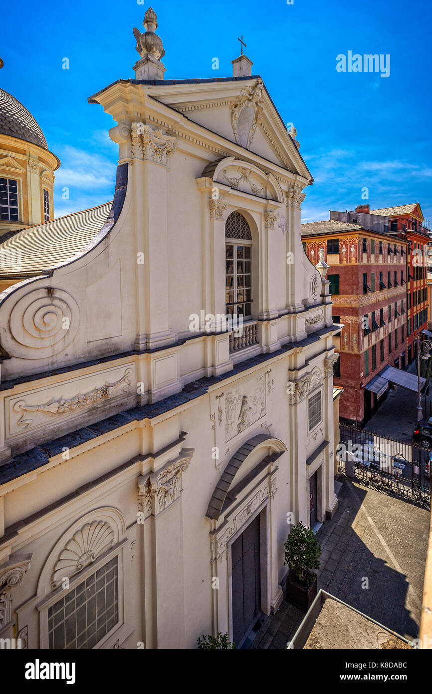 Italy Liguria Chiavari ex Church of San Francesco Stock Photo
