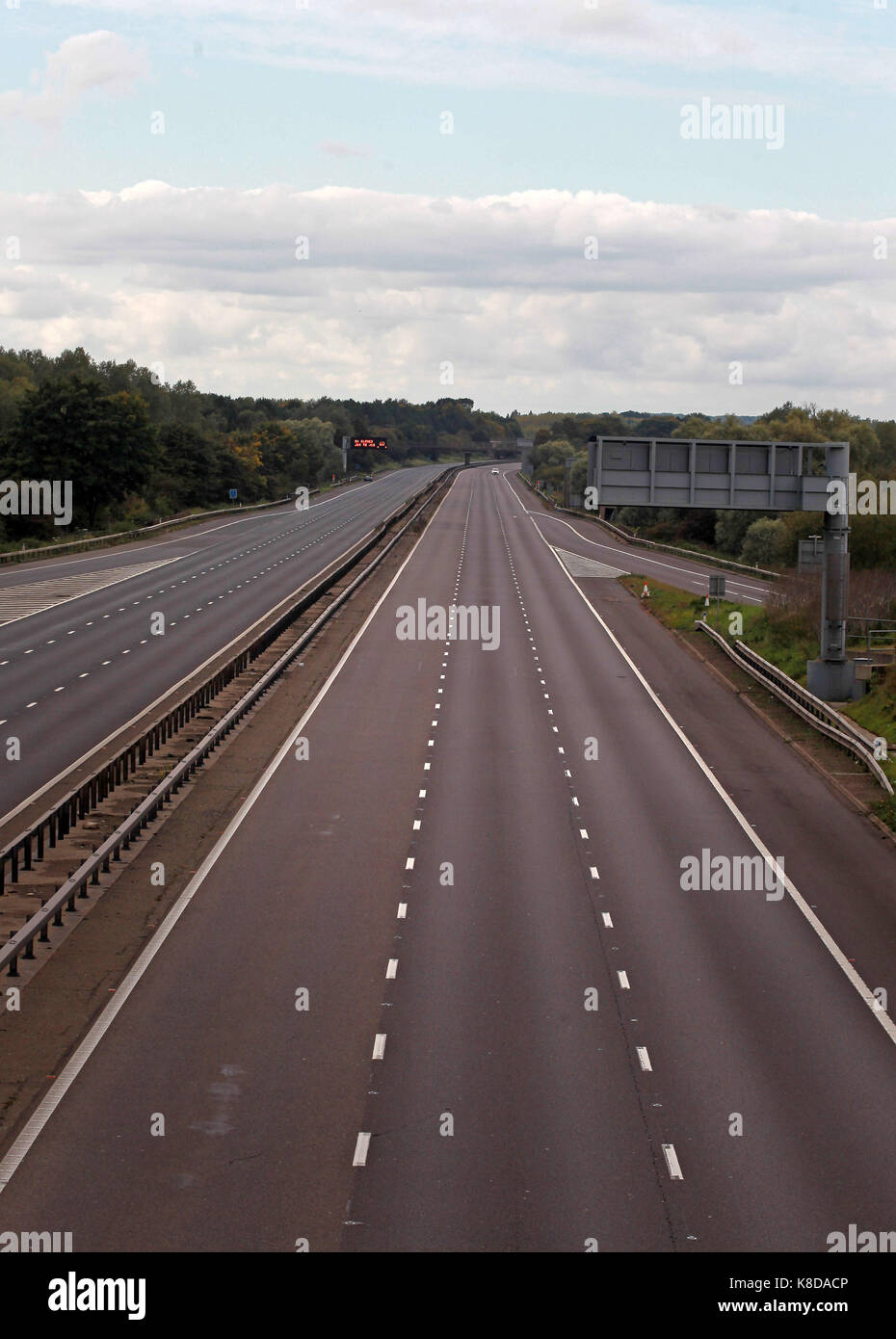 Closed motorway hi-res stock photography and images - Alamy