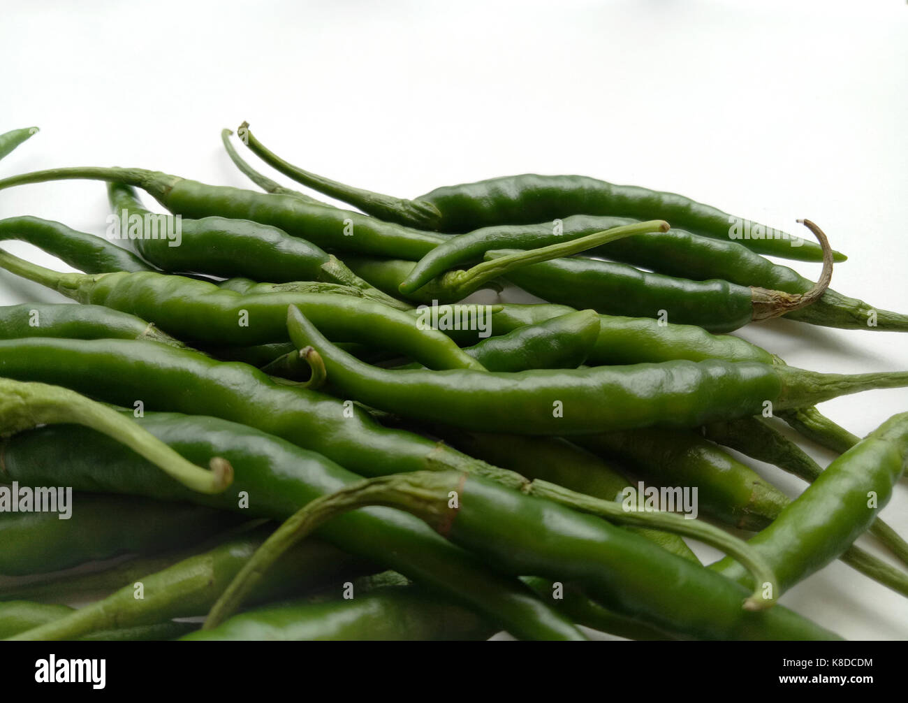 Green Chili Pepper Stock Photo - Alamy