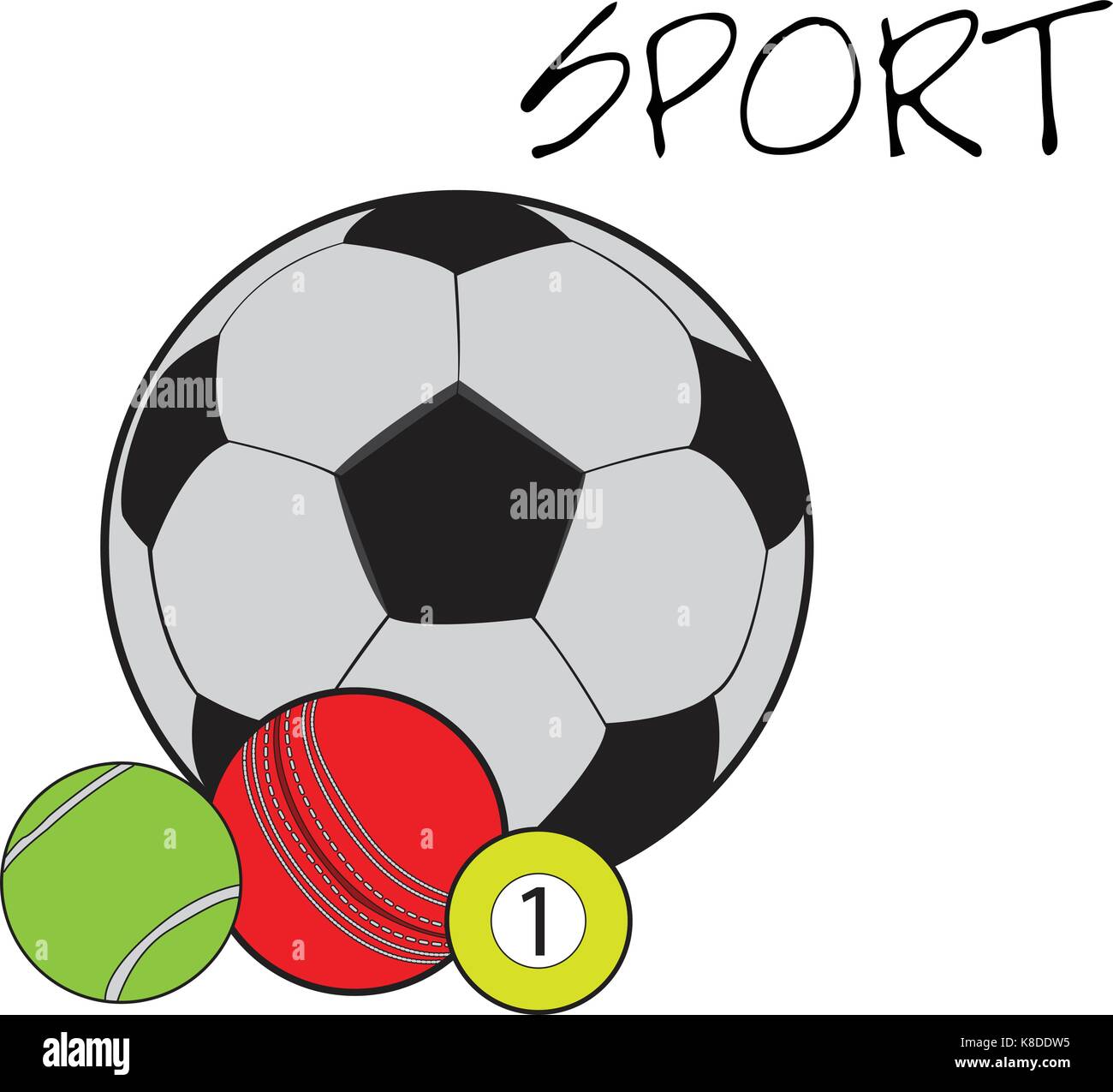 Set of sport balls Stock Vector Image & Art - Alamy