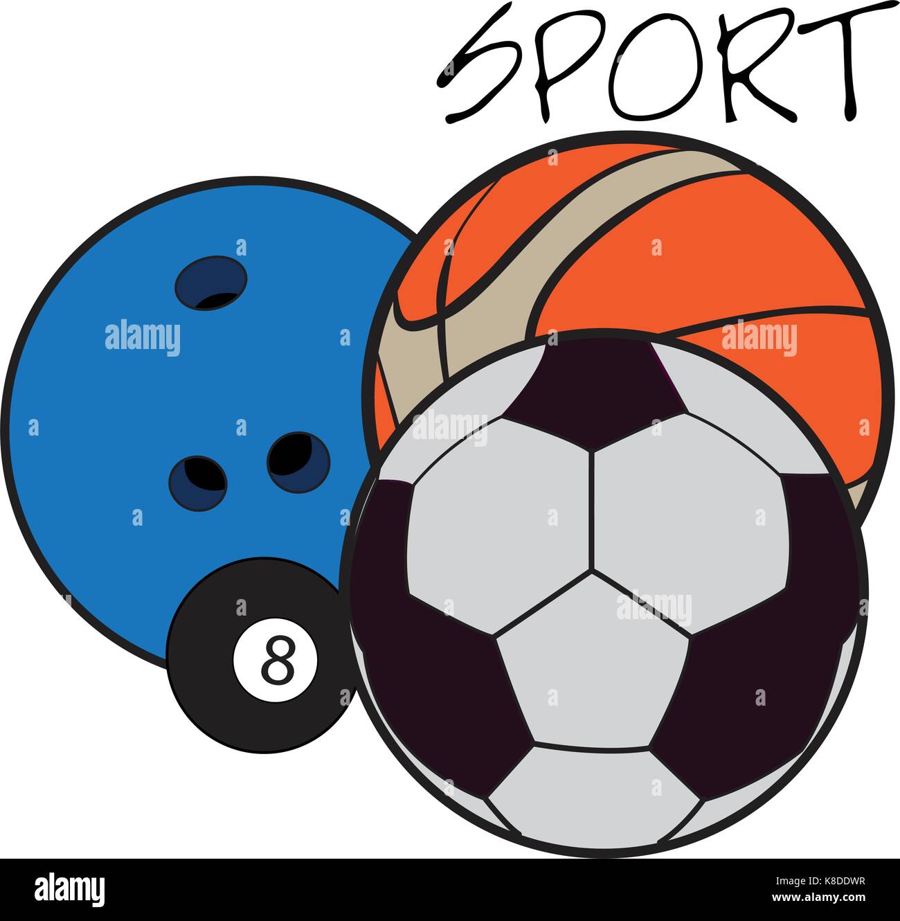 Set of sport balls Stock Vector Image & Art - Alamy