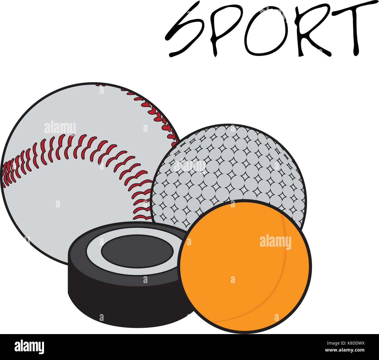 Set of sport balls Stock Vector Image & Art - Alamy