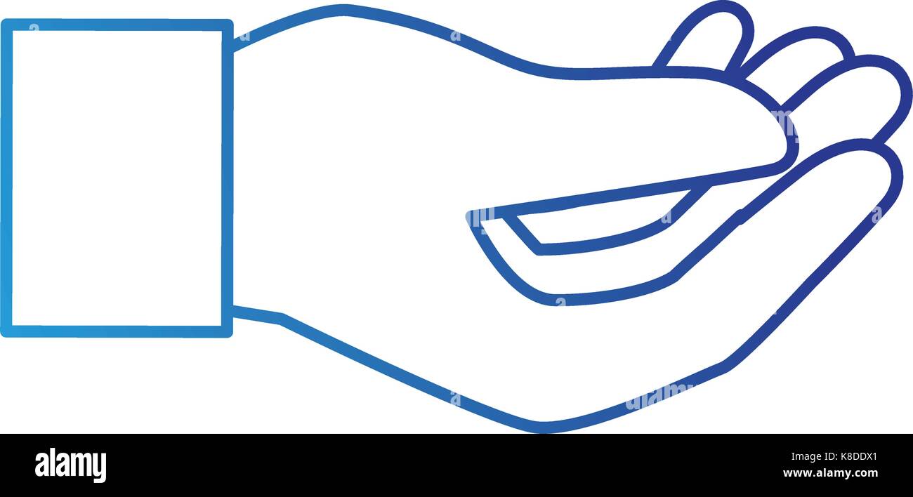 human hand catching icon vector illustration design Stock Vector Image ...