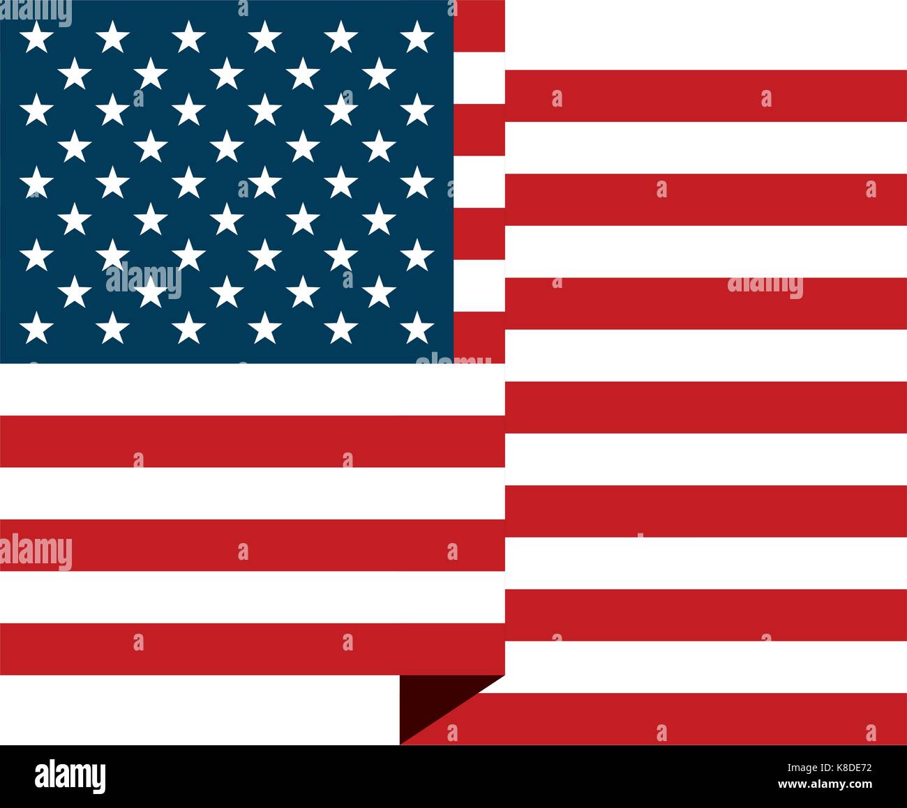 united states of america flag vector illustration design Stock Vector ...