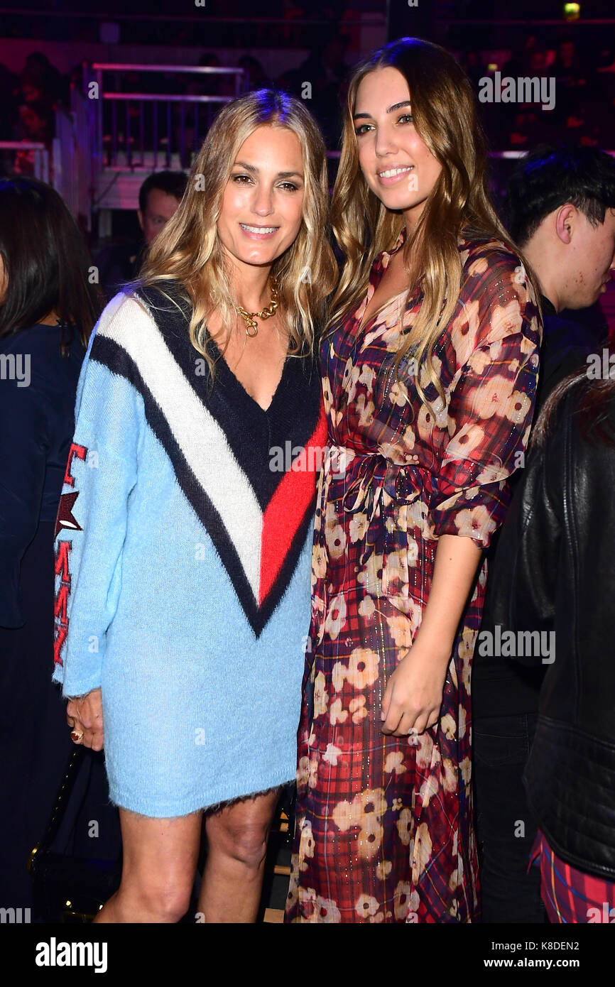 Amber Le Bon and Yasmin Le Bon during the Tommy Hilfiger Front row Stock  Photo - Alamy