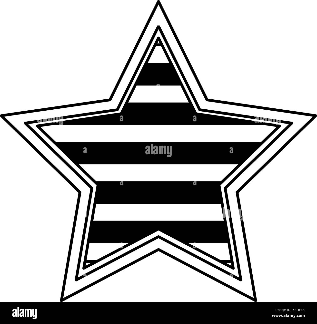 star with united states of america flag Stock Vector Image & Art - Alamy