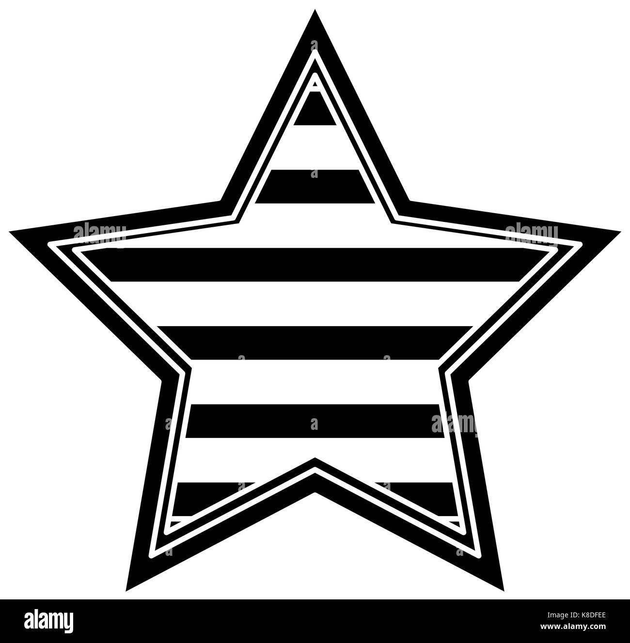 star with united states of america flag Stock Vector Image & Art - Alamy