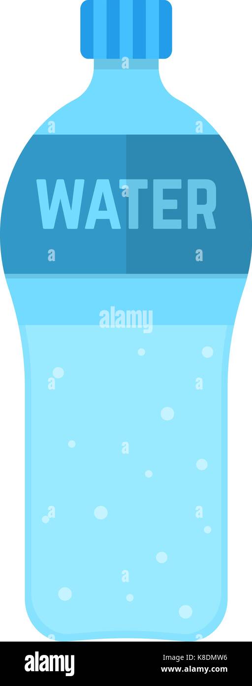 bottle of water isolated on white background Stock Vector Image & Art ...