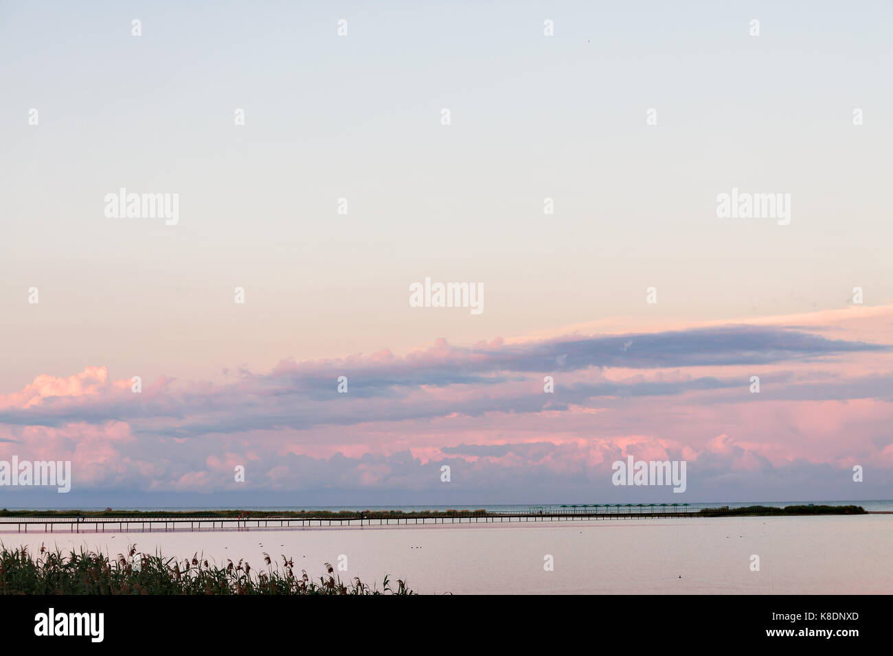 Long bridge over lake hi-res stock photography and images - Alamy