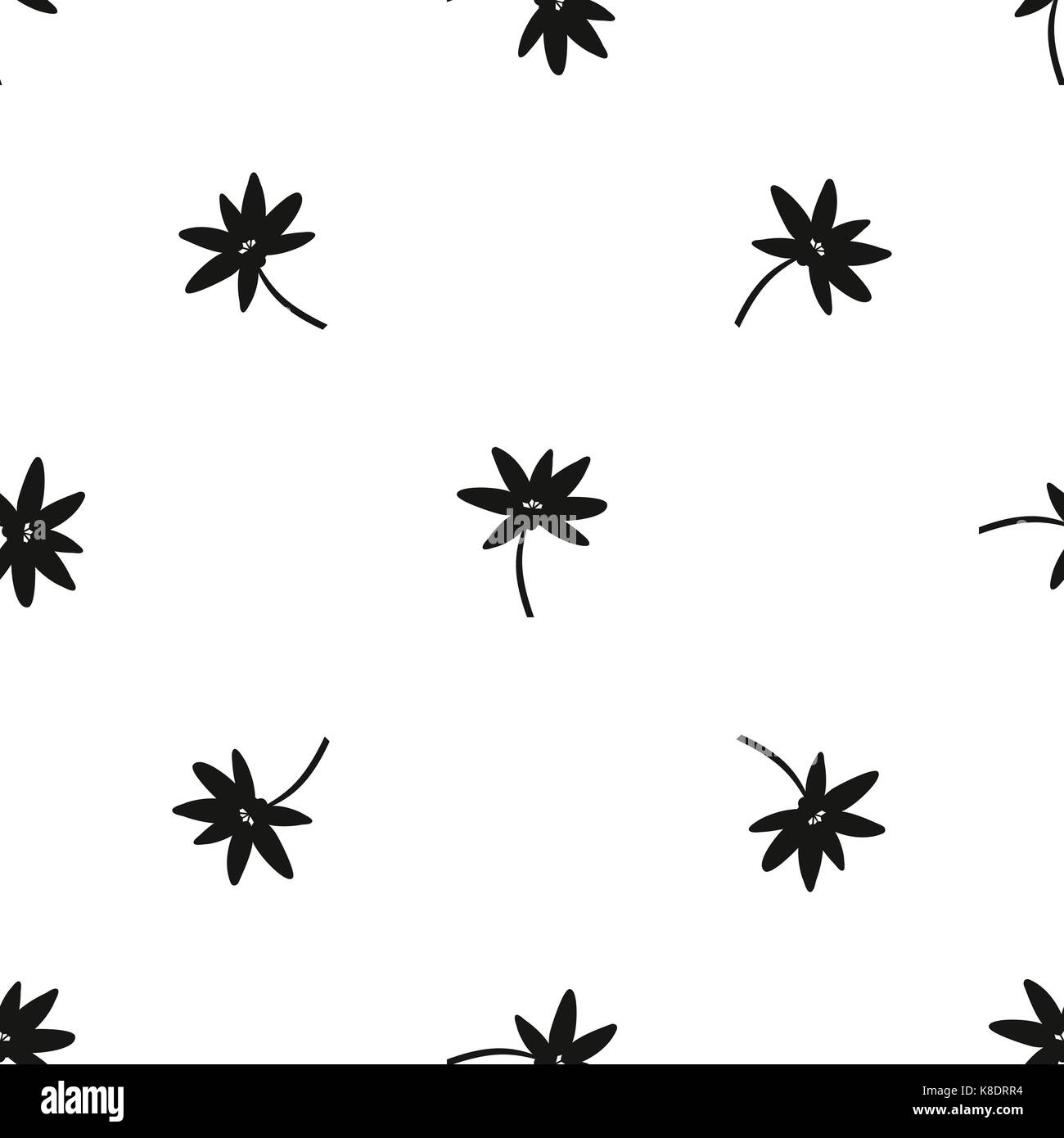 Tropical palm tree pattern seamless black Stock Vector Image & Art - Alamy