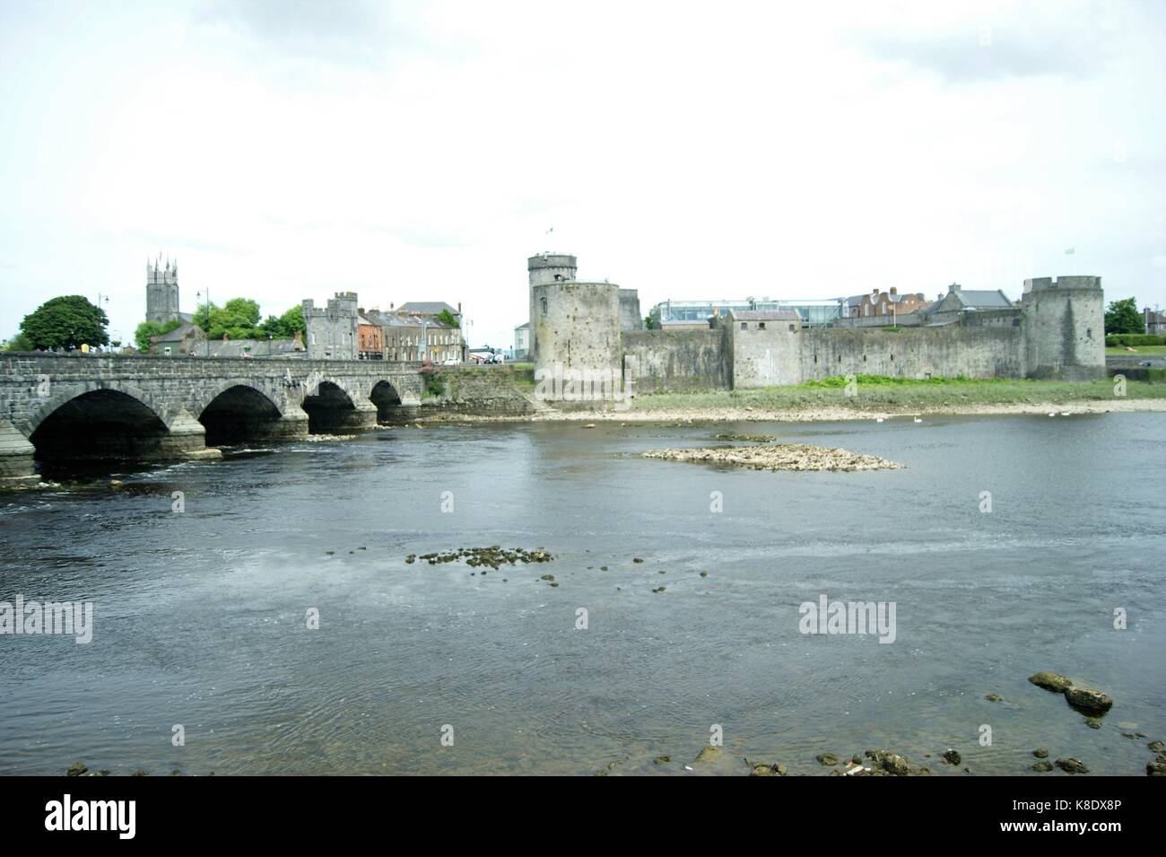 King Johns Castle, Limerick, Ireland Stock Photo