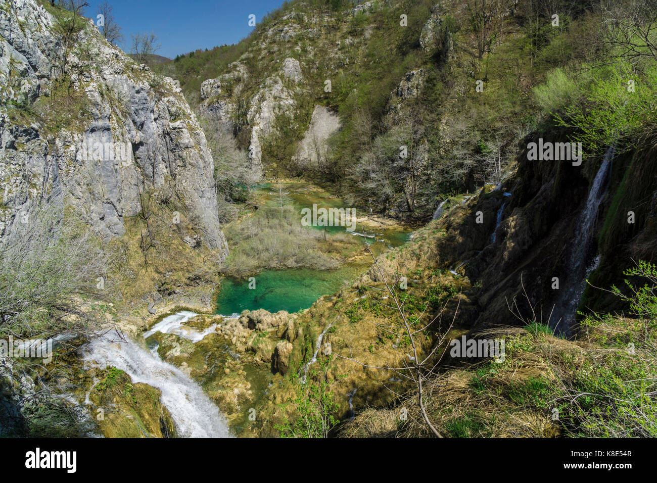 Croatia, national park Plitvicer lakes, Kroatien, Nationalpark Plitvicer Seen Stock Photo