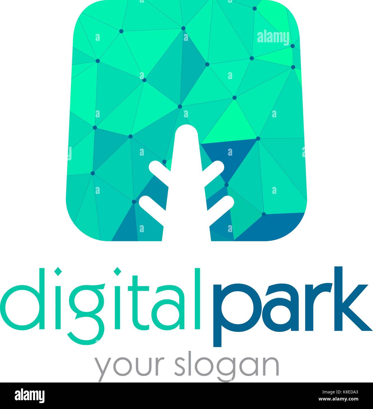 Oak polygon hi-res stock photography and images - Alamy