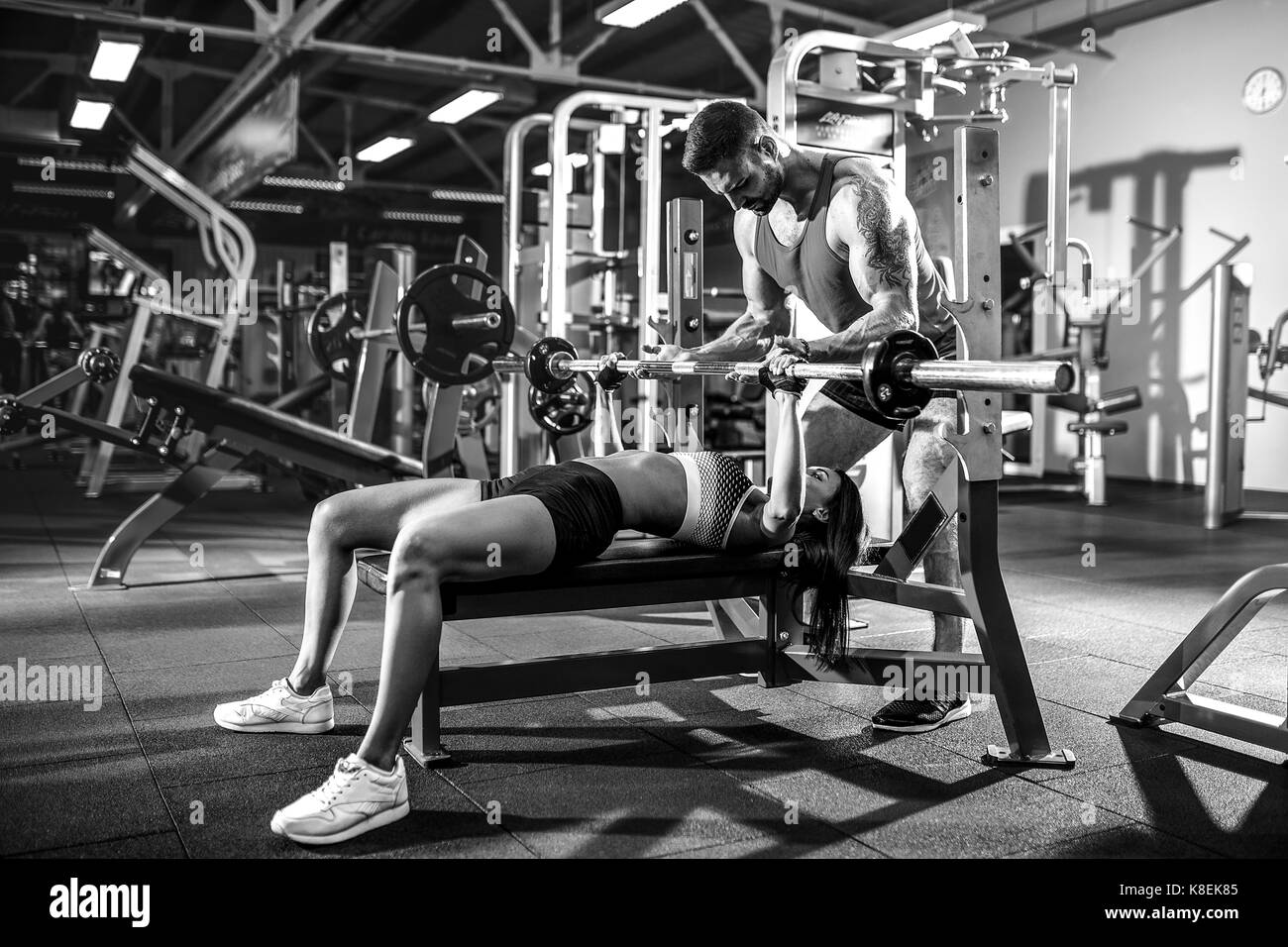 Personal trainer Black and White Stock Photos & Images - Page 2
