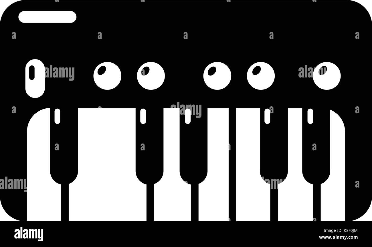 Synthesizer piano icon , simple style Stock Vector Image & Art - Alamy