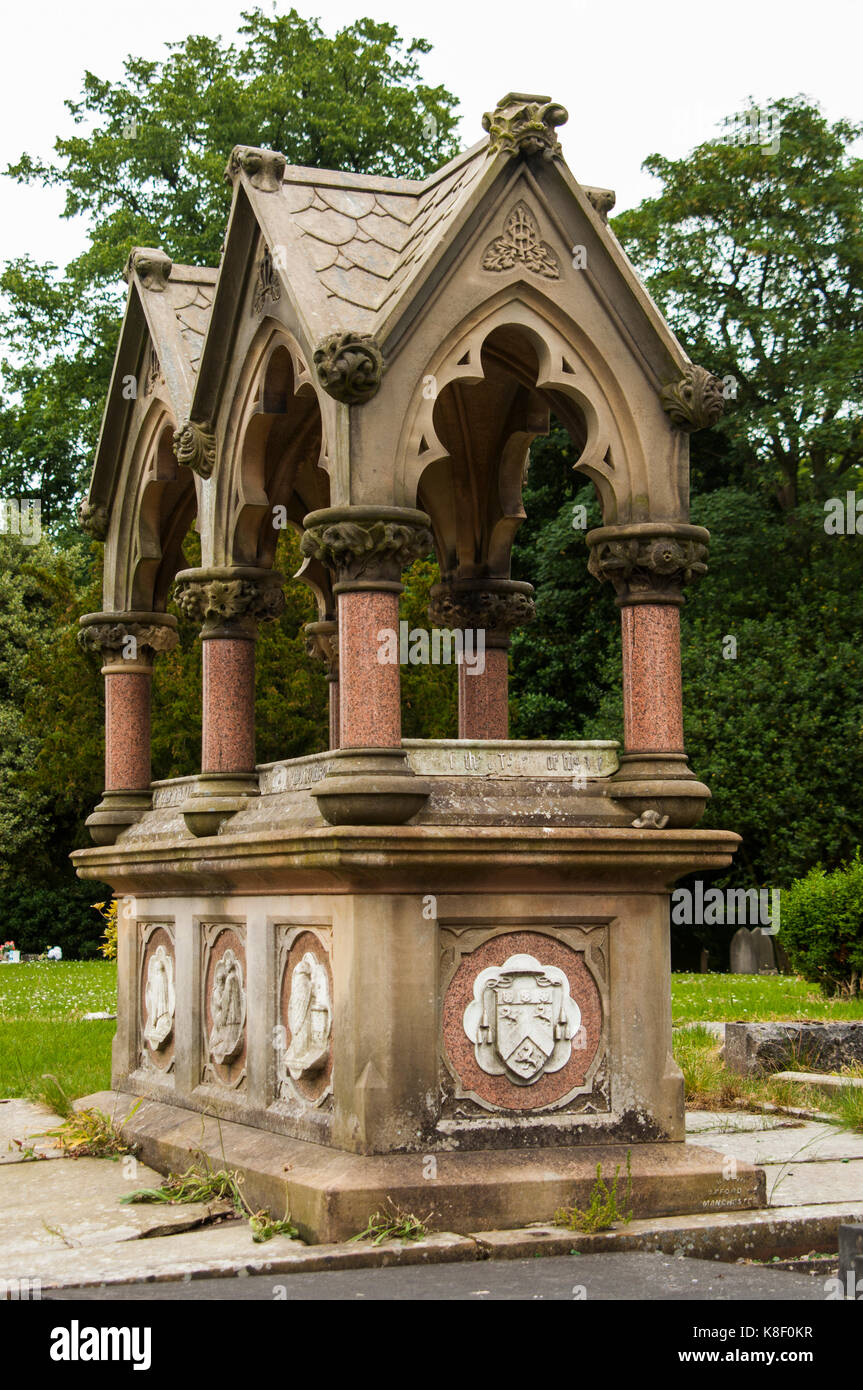 Macclesfield Cemetery, Cheshire, UK, England Stock Photo